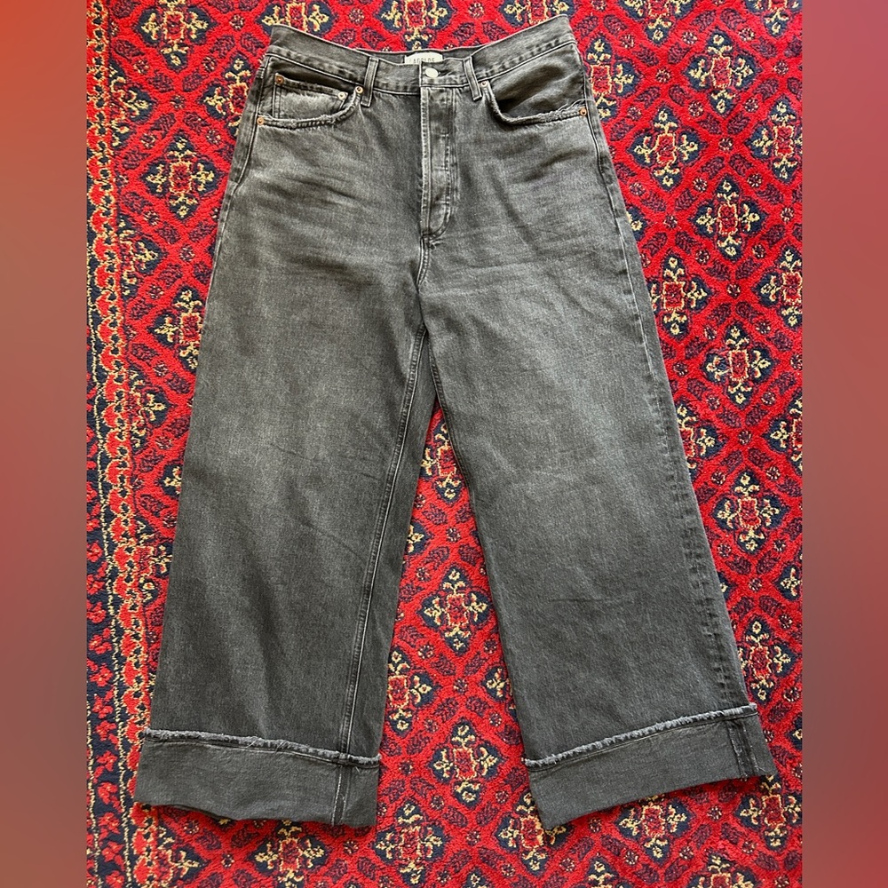AGOLDE Black Dame Jeans